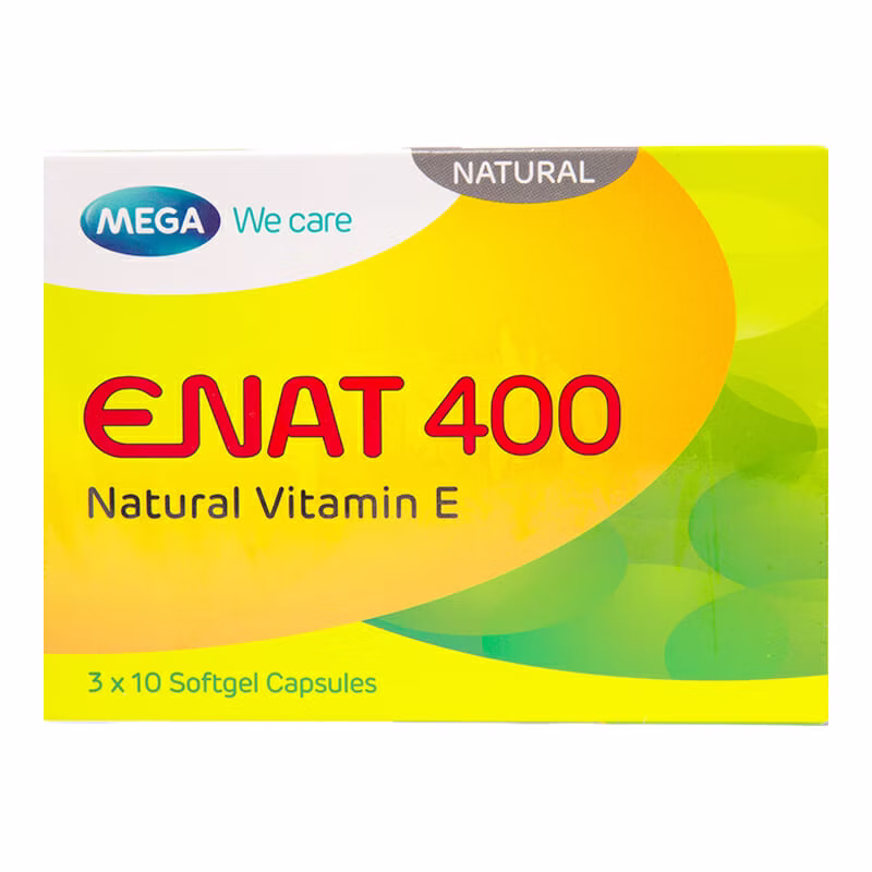 ENAT 400MG NATURAL VIT 30S