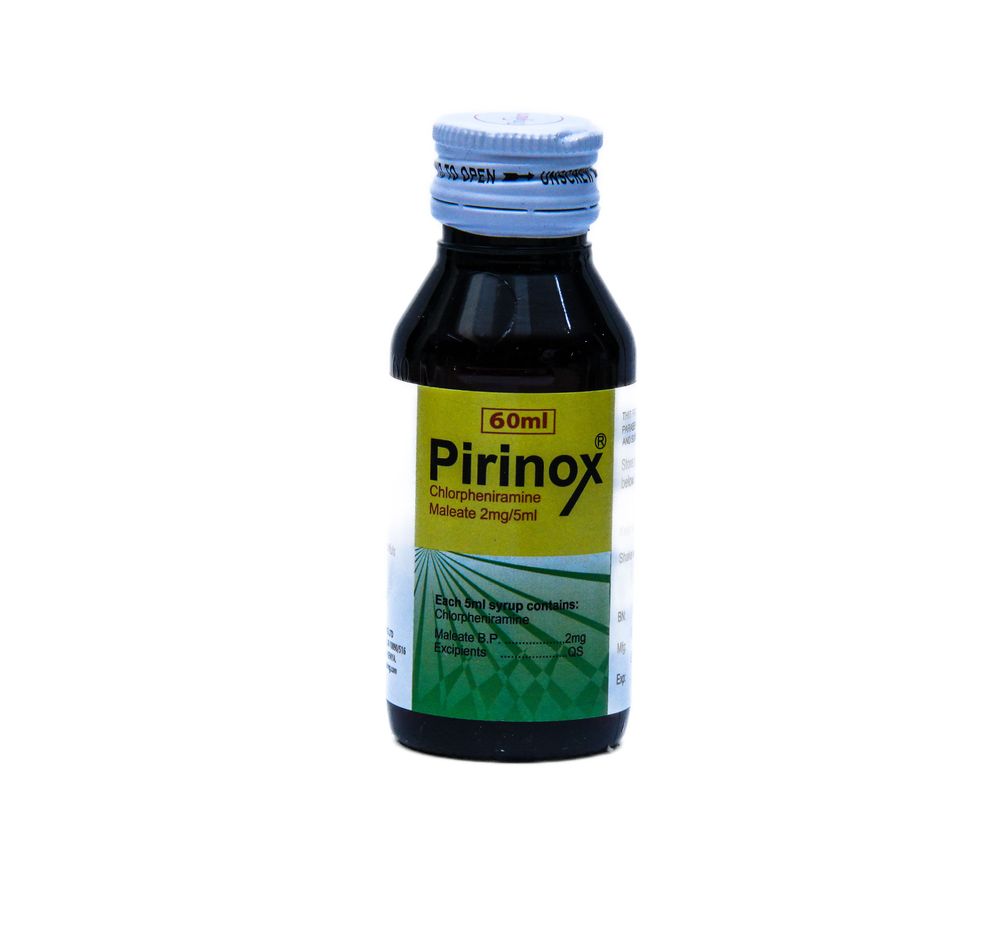 CHLORPHENIRAMINE EXPECTORANT (PIRINOX) 60ML