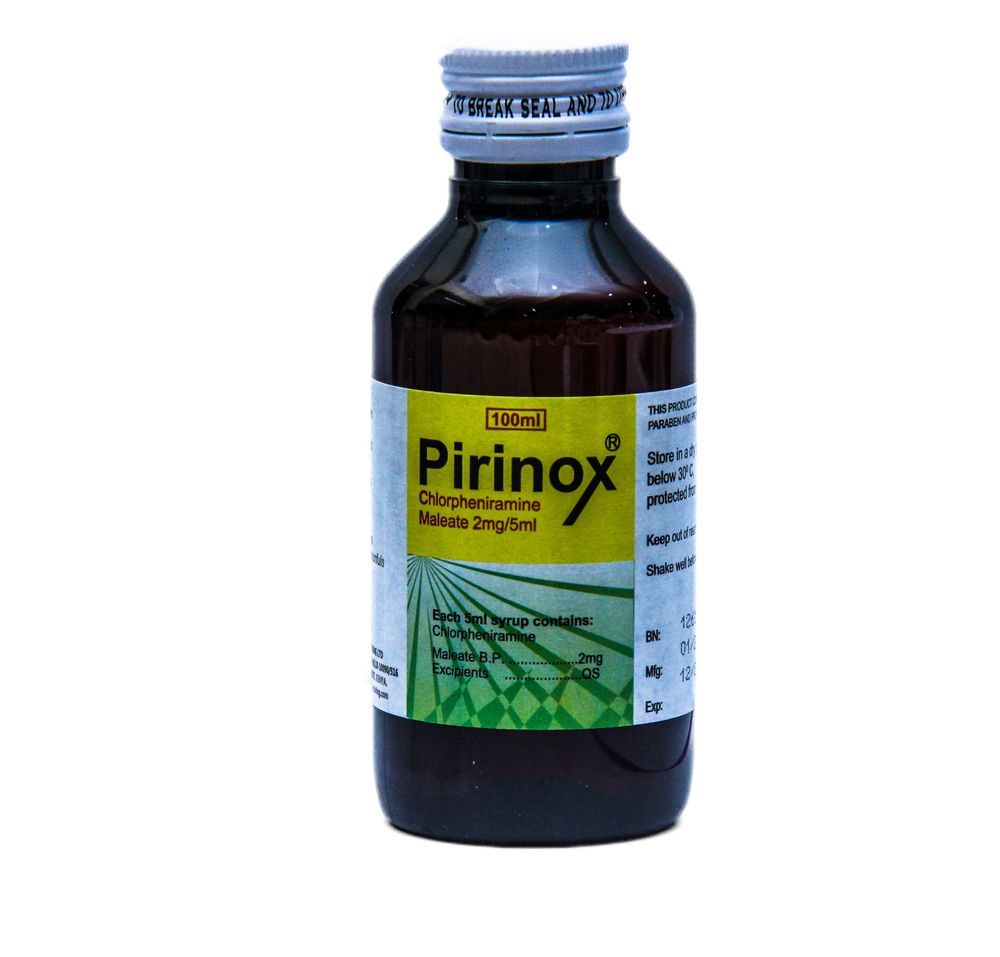 CHLORPHENIRAMINE EXPECTORANT (PIRINOX) 100ML