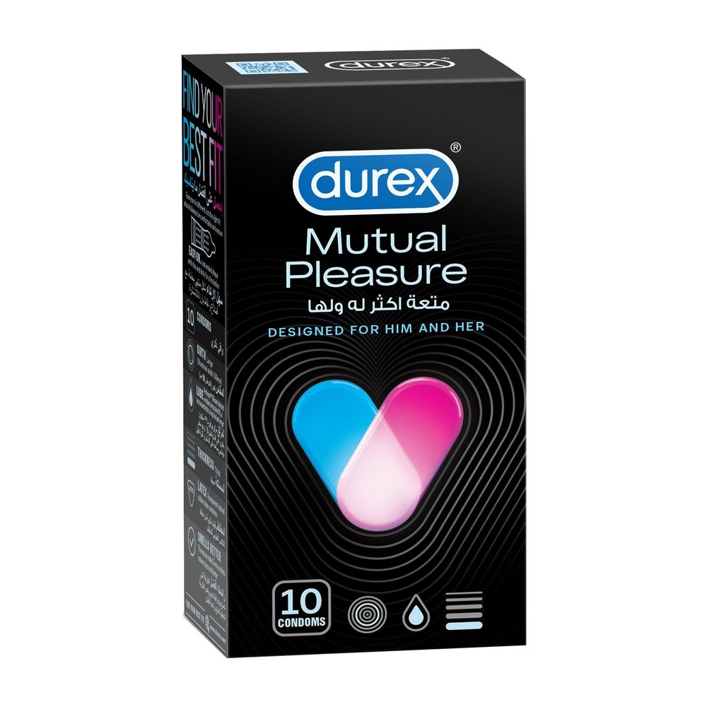 DUREX MUTUAL PLEASURE CONDOM 10S
