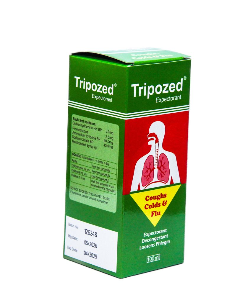 TRIPOZED EXPECTORANT 100ML