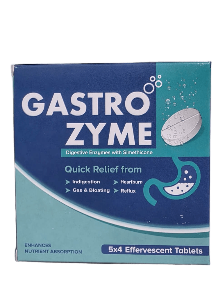 GASTROZYME EFFERVESCENT TABS 20S (SIMETHICONE)