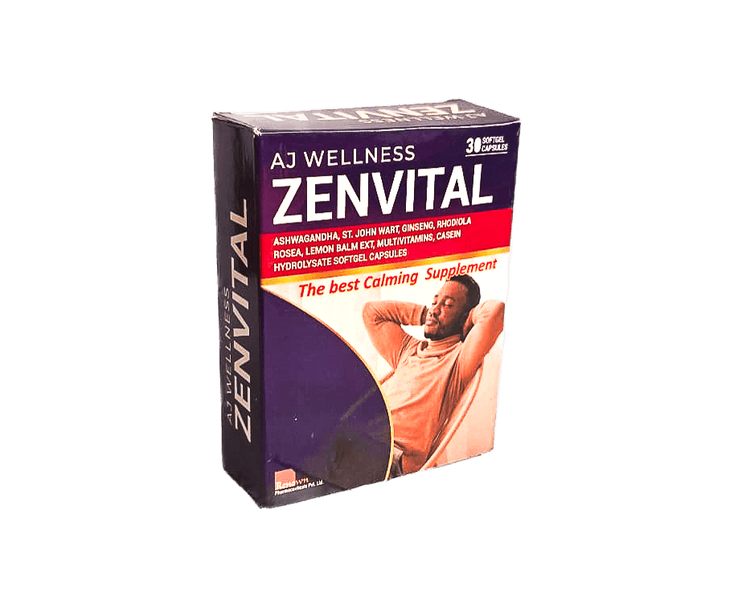ZENVITAL S/G CAPS 30S AJ (ASHWAGANDA 240MG/GINSENG/MVIT)