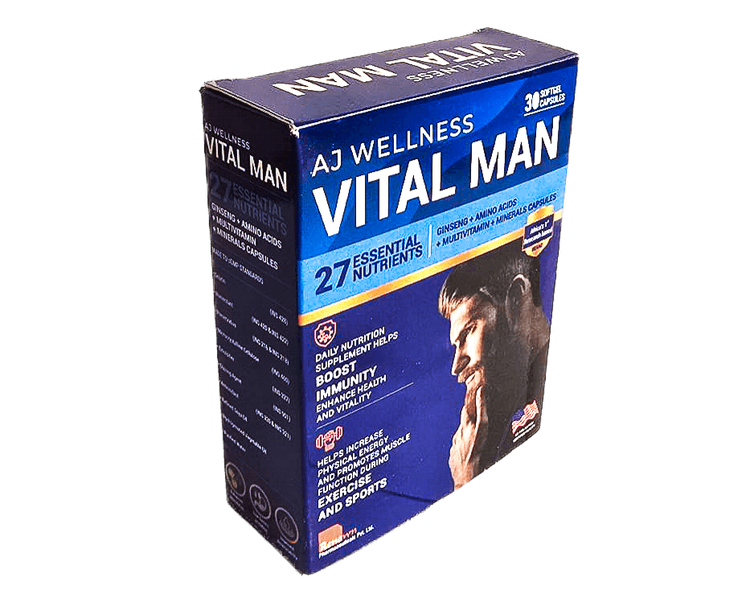 VITAL MAN S/GEL CAPS 30S AJ