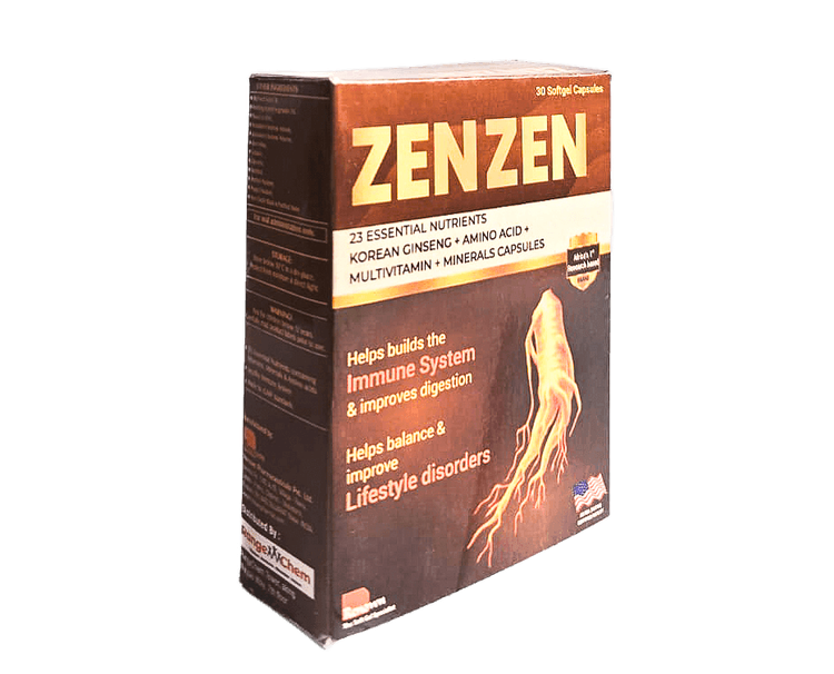 ZENZEN S/G CAPS 30S AJ (KOREAN GINSENG/MULTI-VIT/MIN)
