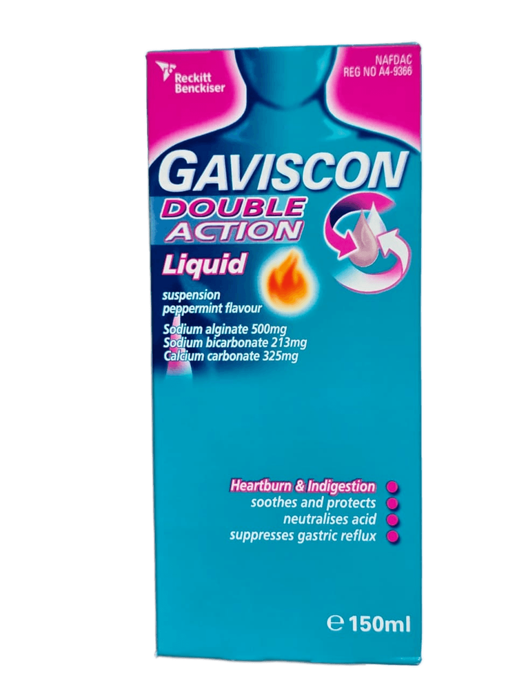 GAVISCON LIQUID DOUBLE ACTION 150ML