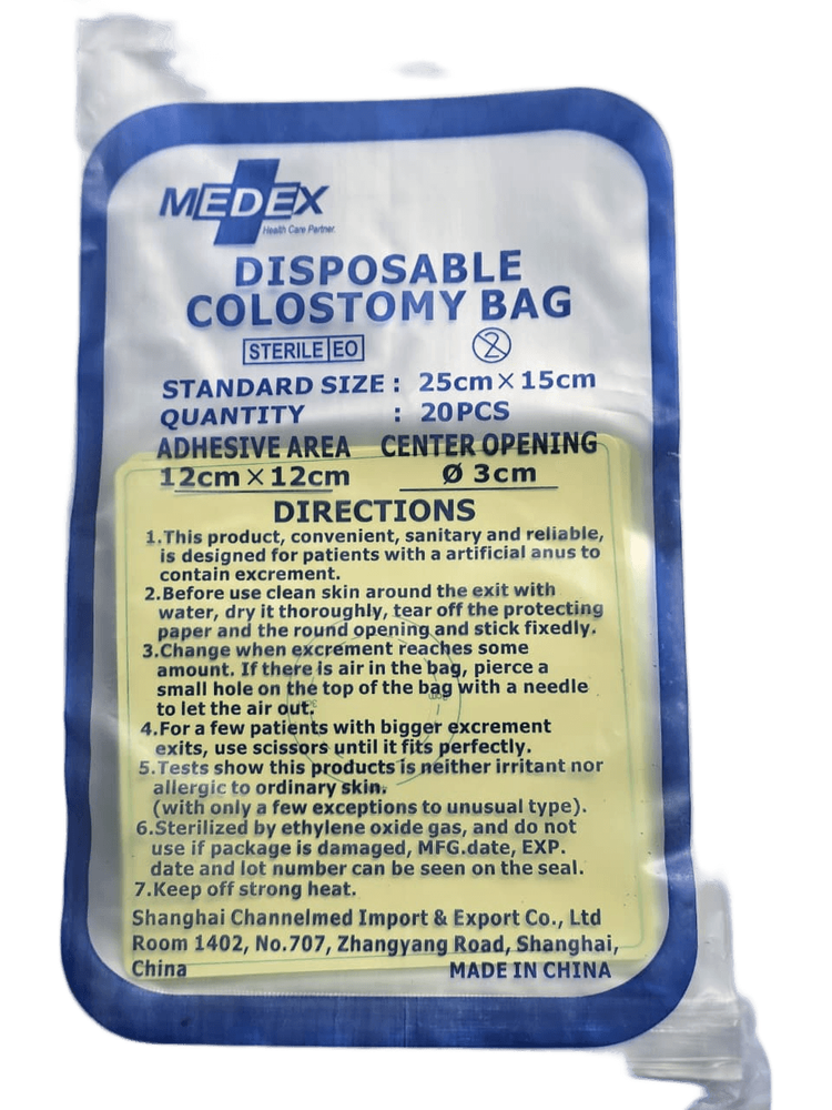 COLOSTOMY BAG 15CM*25CM LARGE