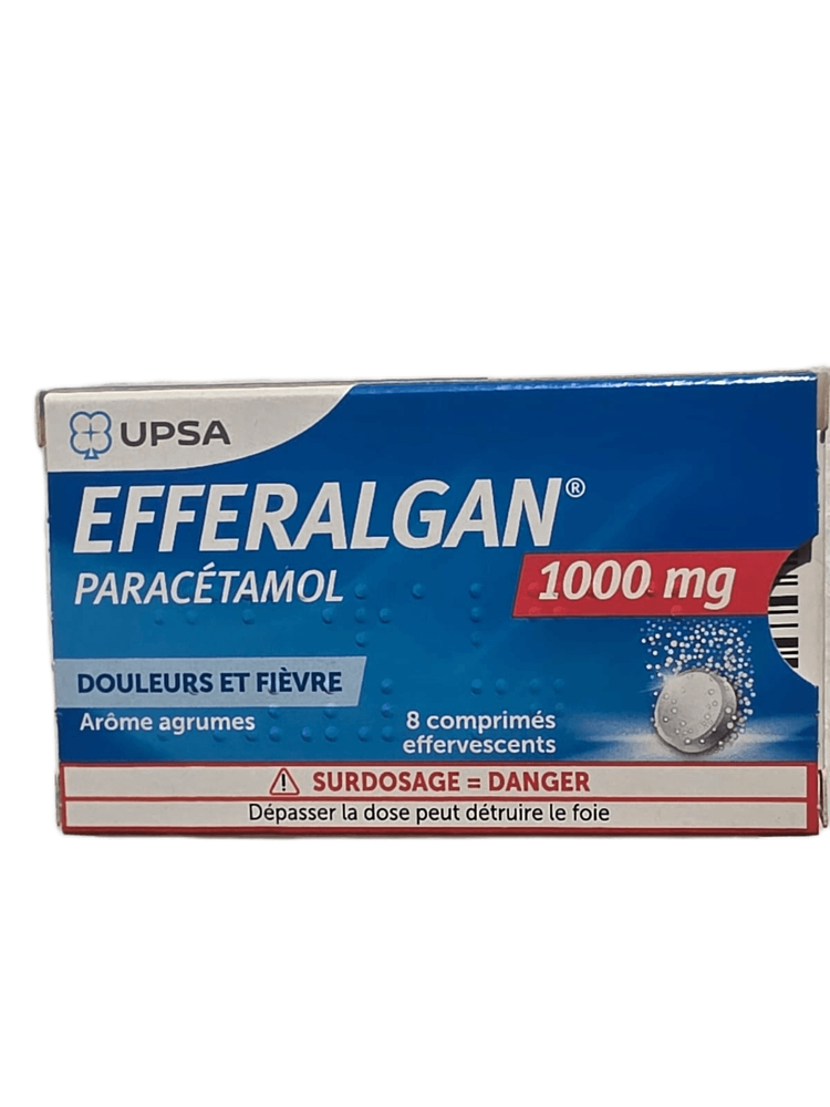 EFFERALGAN MED 1G EFFEREVESCENT 8S