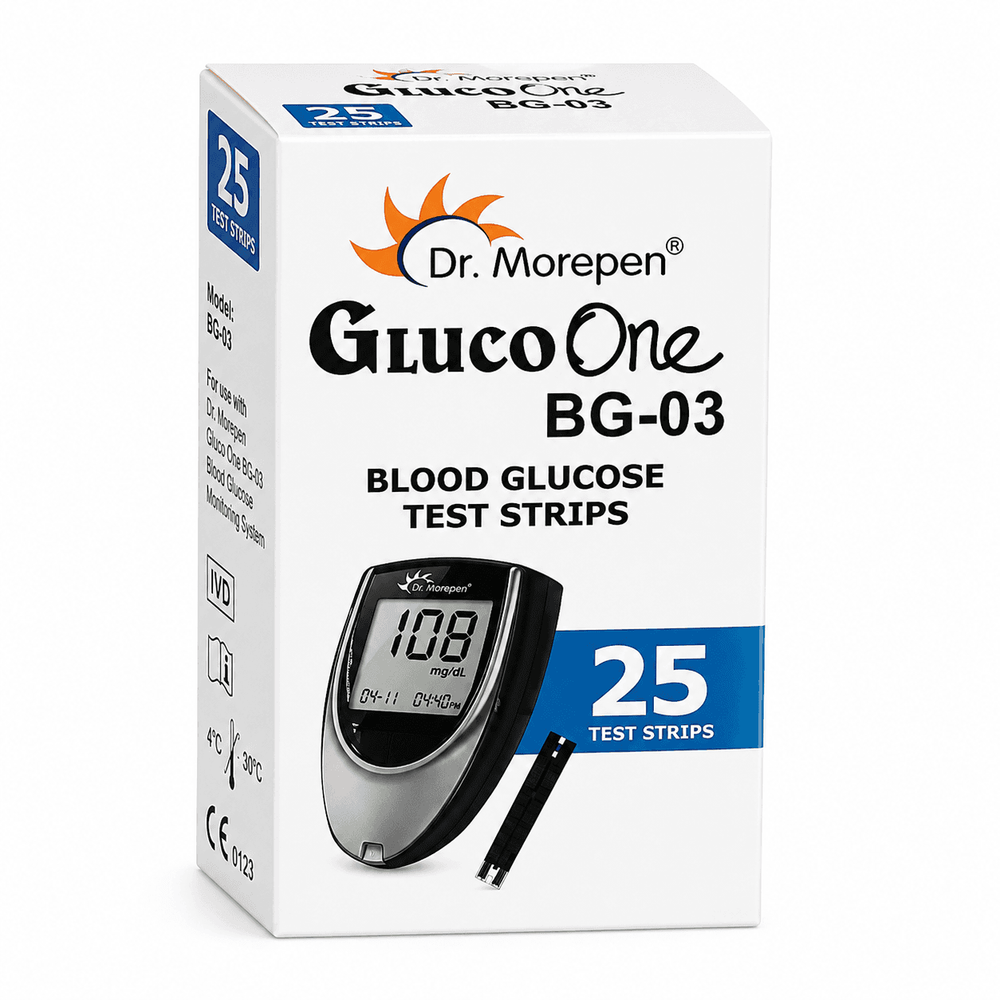 DR MOREPEN BLOOD GLUCOSE TEST STRIPS 25S