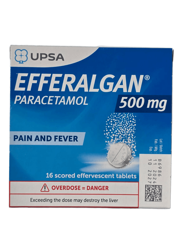 EFFERALGAN 500MG TABS 16S
