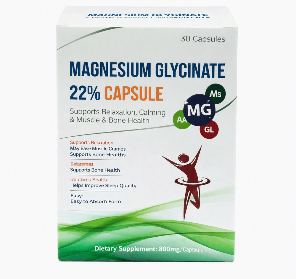 MAGNESIUM GLYCINATE 22% CAPS 60S