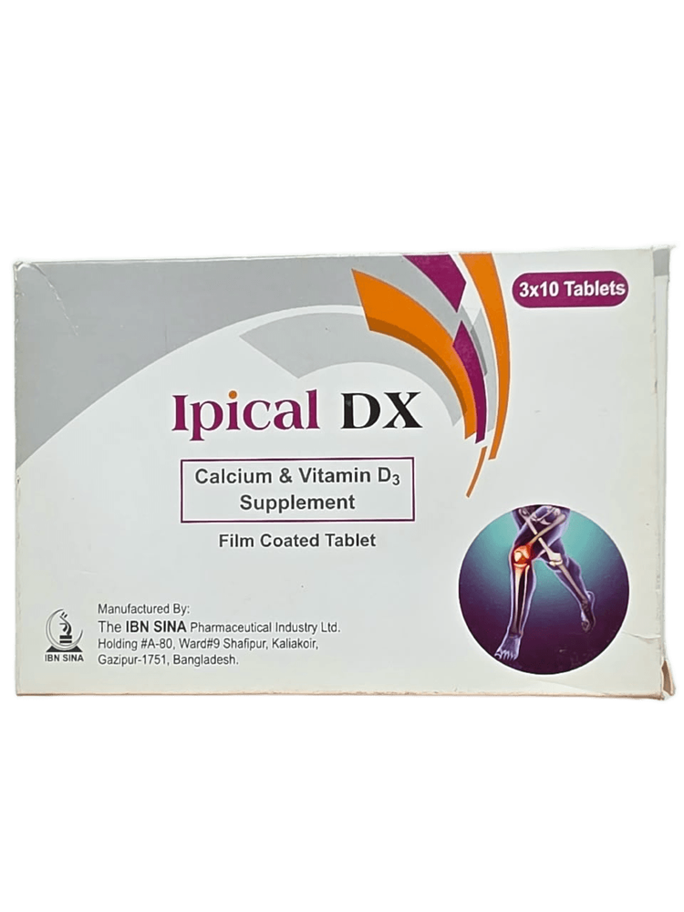 IPICAL DX TABS 30S (CALCIUM+VD3)