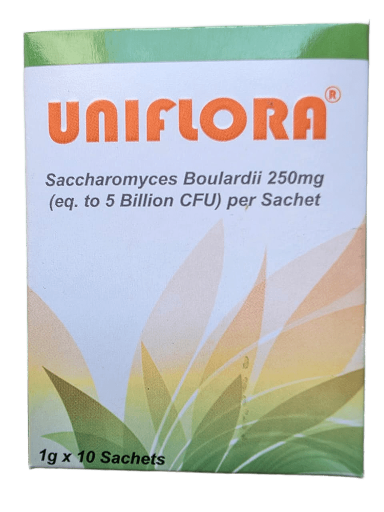 UNIFLORA SACHETS 10S (SACCHAROMYCES BOULARDII 250MG)