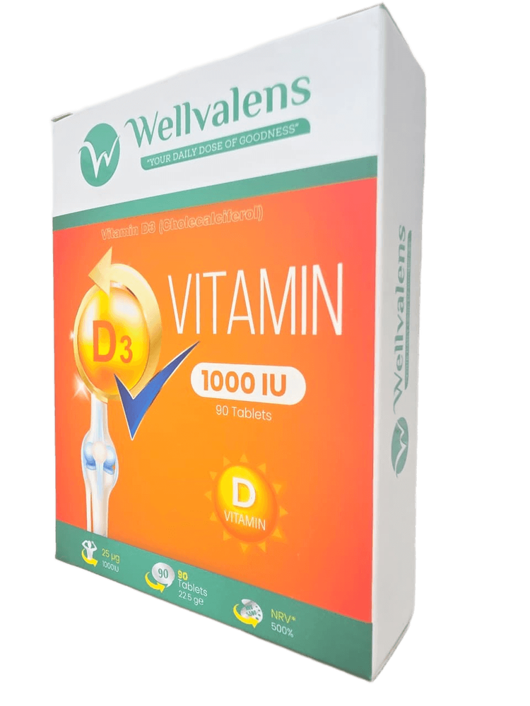Vitamin D3 1000Iu Tabs  90S Wellvalens