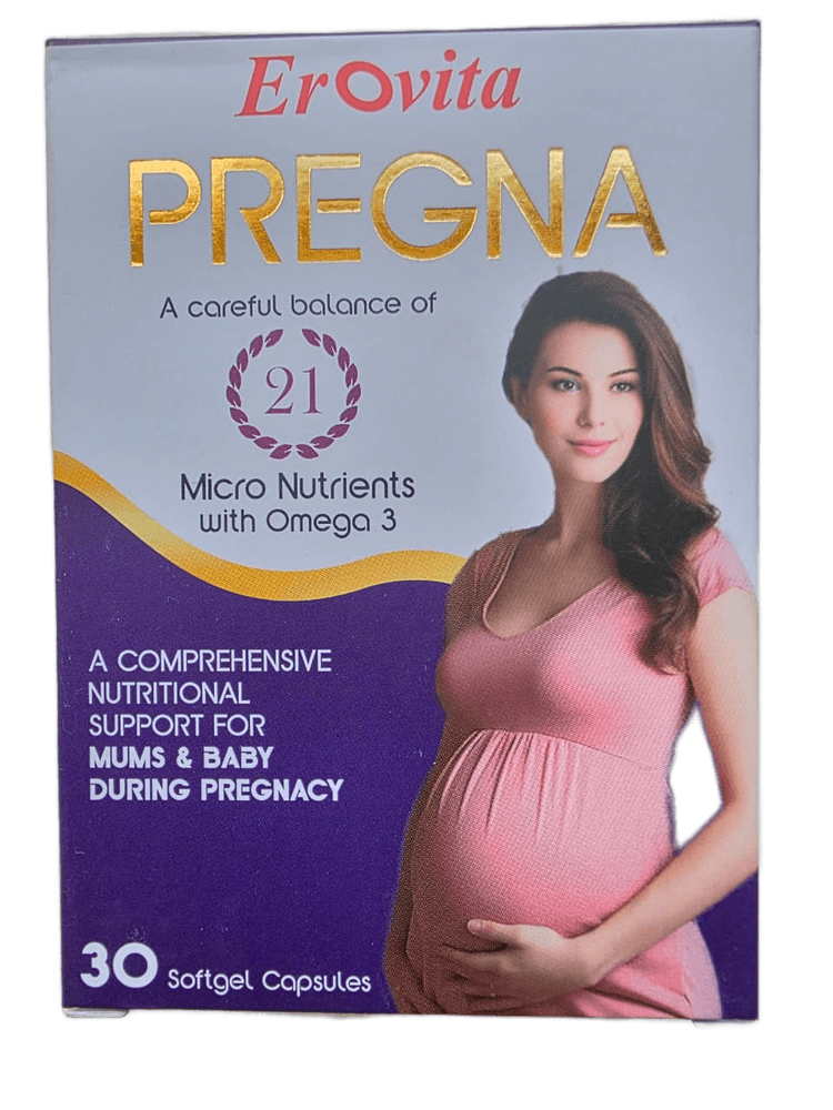 PREGNA SOFTGEL CAPS 30S EROVITA