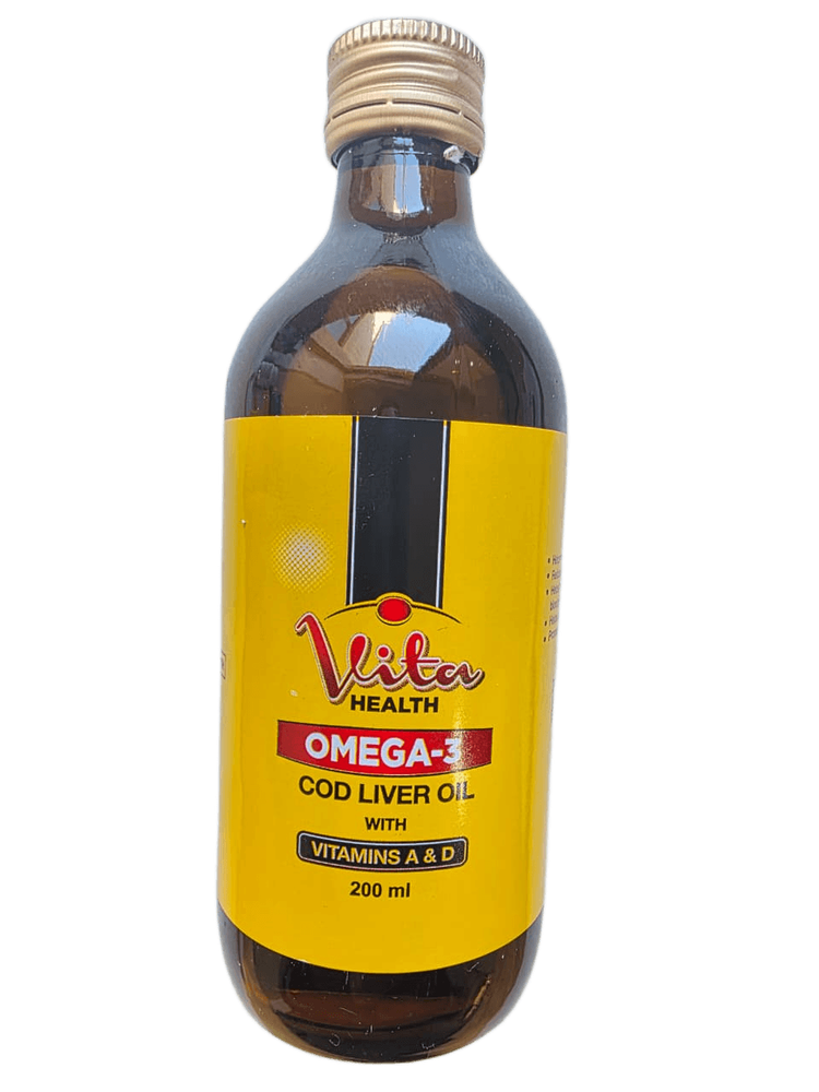 VITAHEALTH COD LIVER OIL 200ML