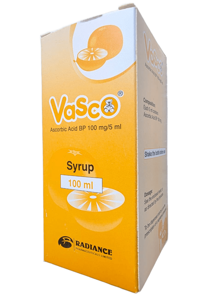 VASCO SYRUP 100MG/5ML 100ML (ASCORBIC ACID)