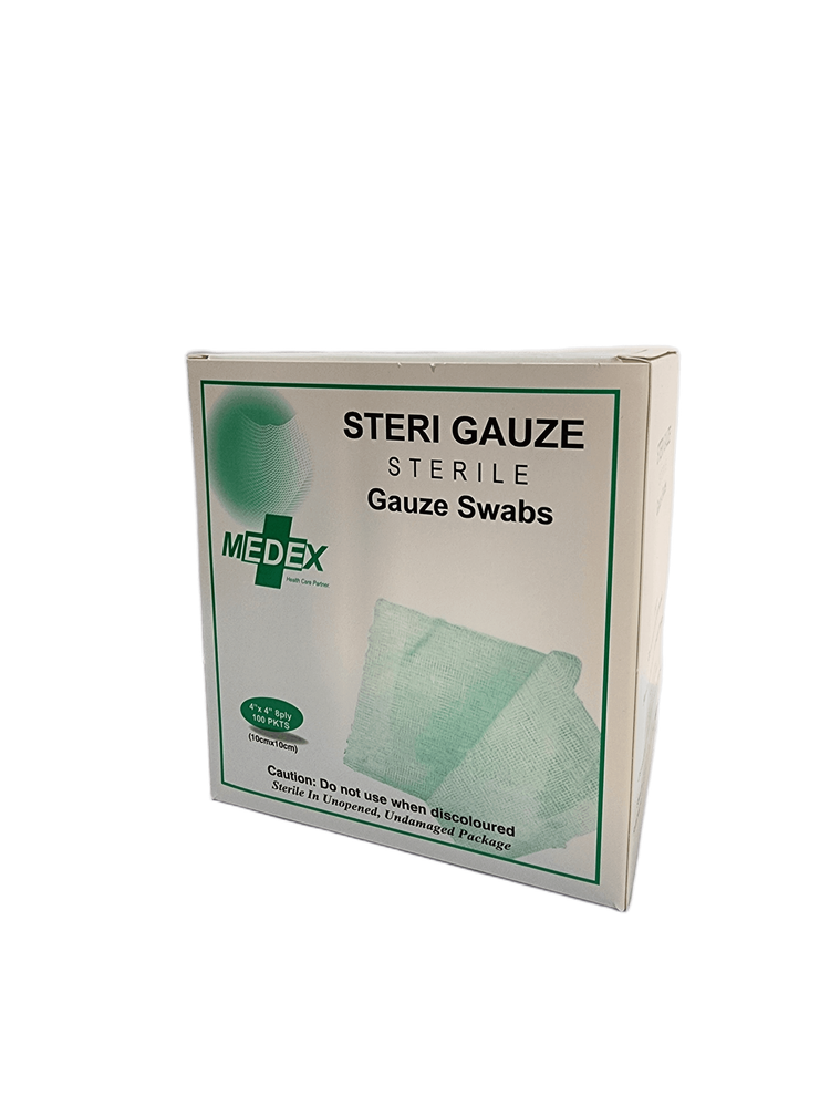 GAUZE SWABS 4*4 STERILE 100S