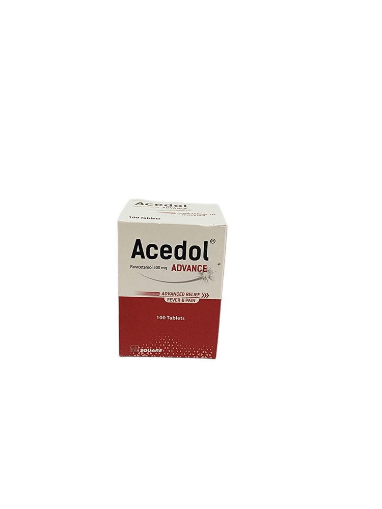 ACEDOL 500MG (PARACETAMOL) TABS 100S