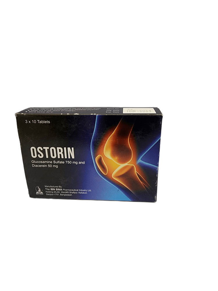 OSTORIN TABLETS 30S (GLUCOSAMINE 750MG/DIACEREIN 50MG)