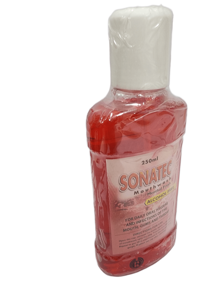 SONATEC MOUTHWASH 250ML MENTHOL FRESH (PINK)