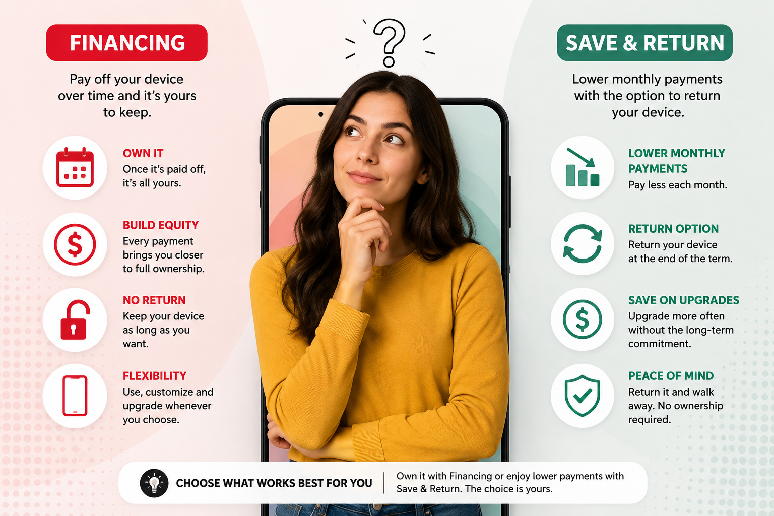device financing vs leasing