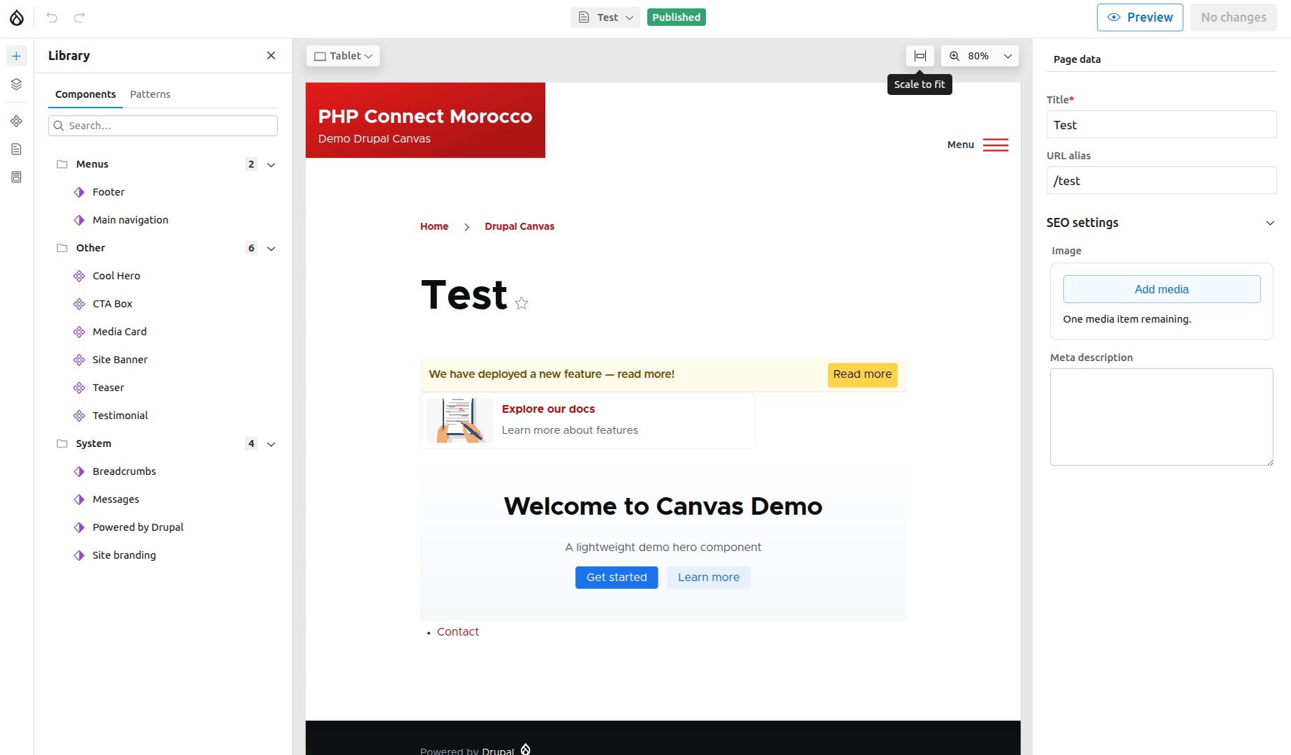  Drupal Canvas Demo