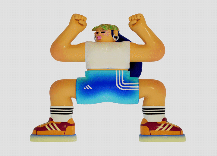 Strong Pose render
