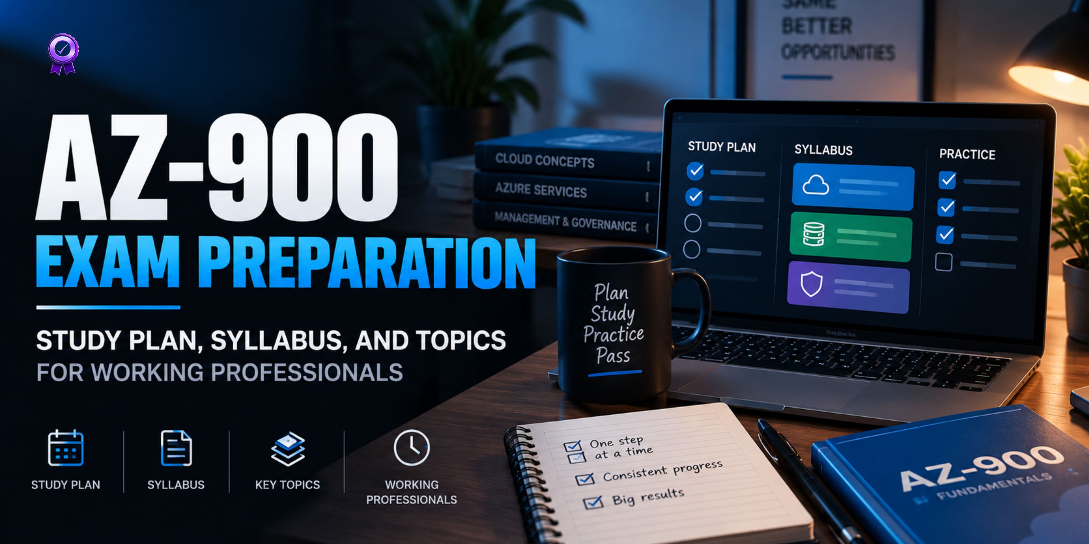 AZ-900 Exam Preparation: Study Plan, Syllabus, and Topics for Working Professionals
