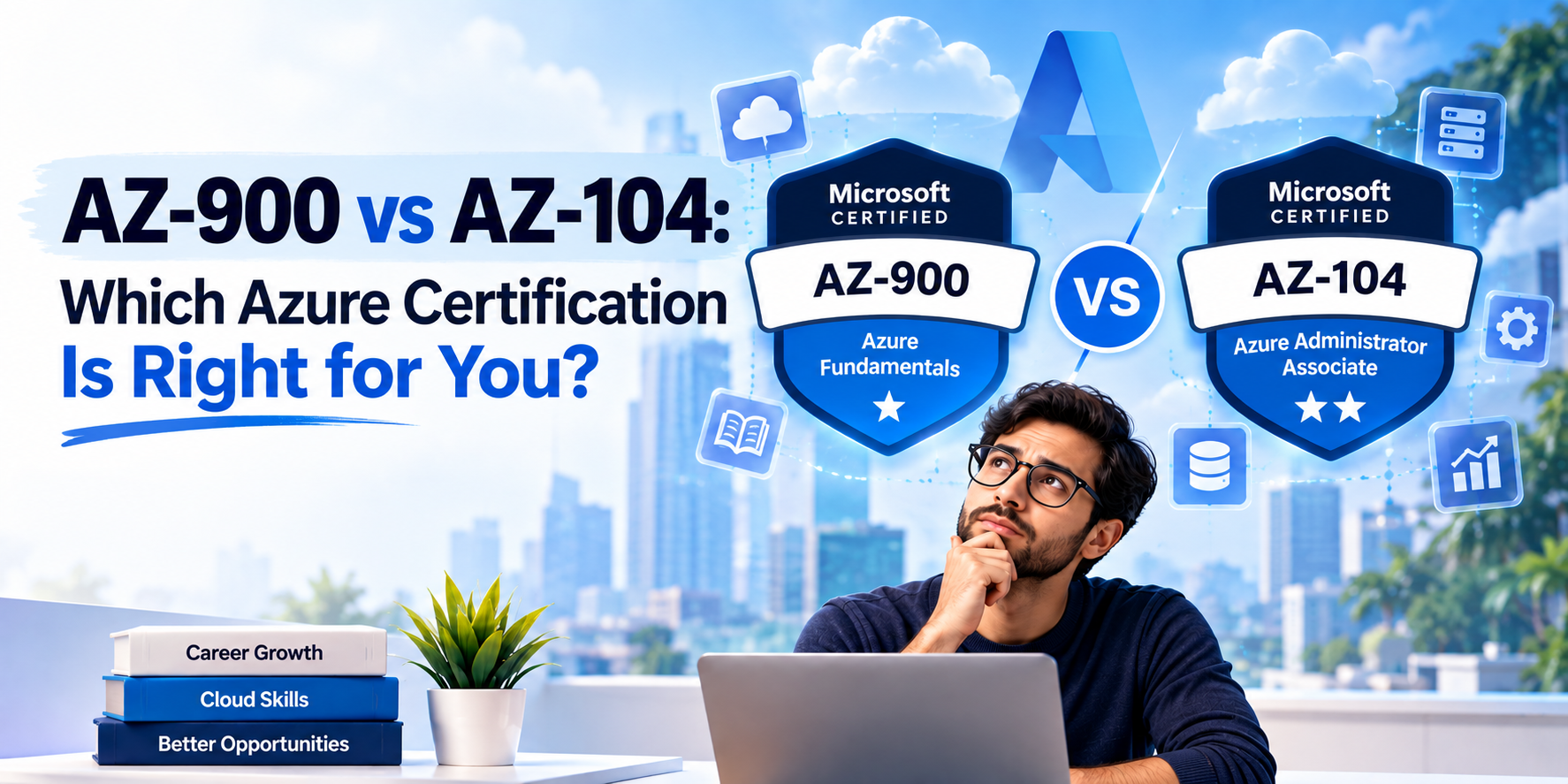 AZ-900 vs AZ-104: Which Microsoft Azure Certification Should You Actually Take First?