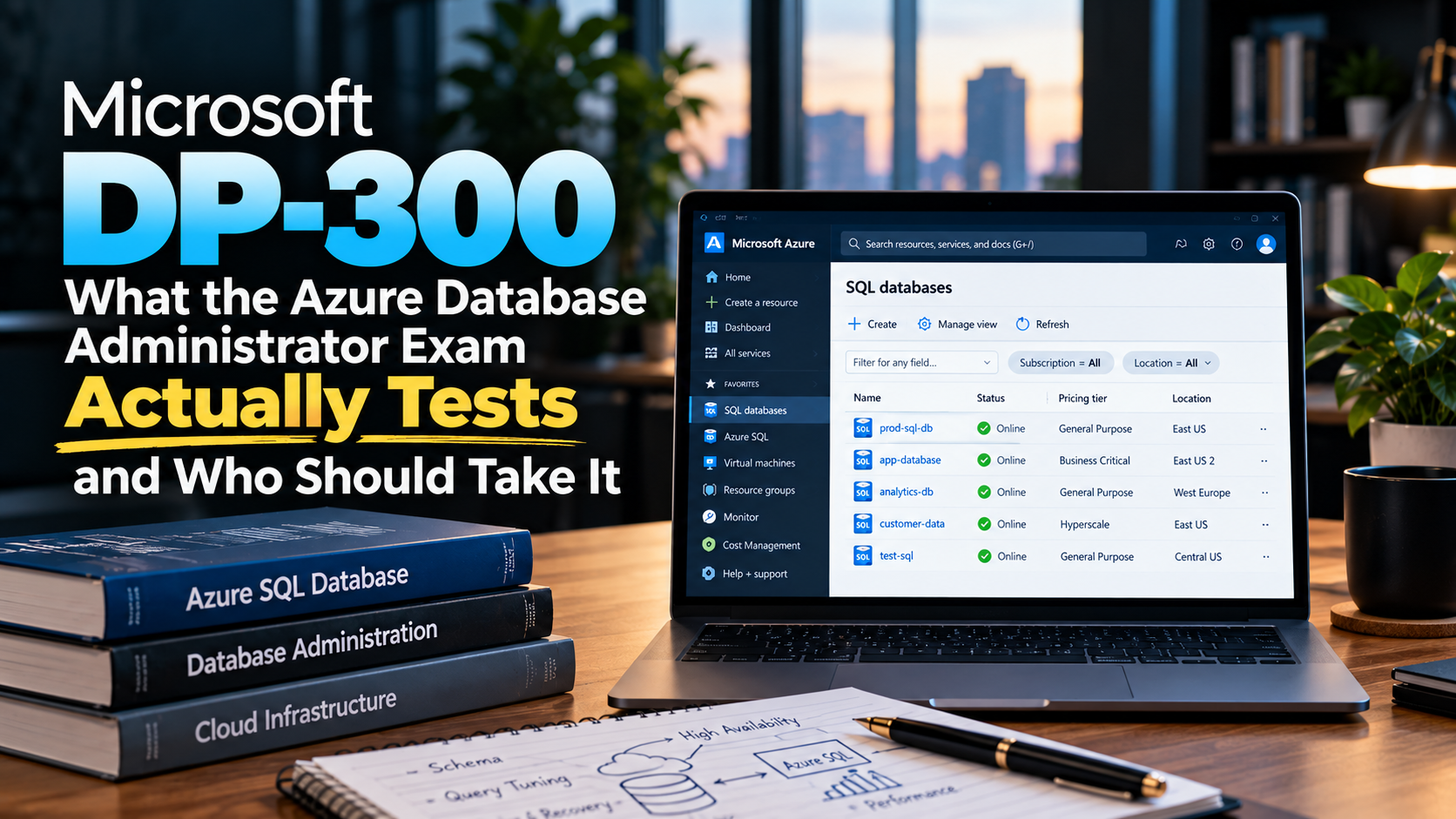 Microsoft DP-300: What the Azure Database Administrator Exam Actually Tests and Who Should Take It