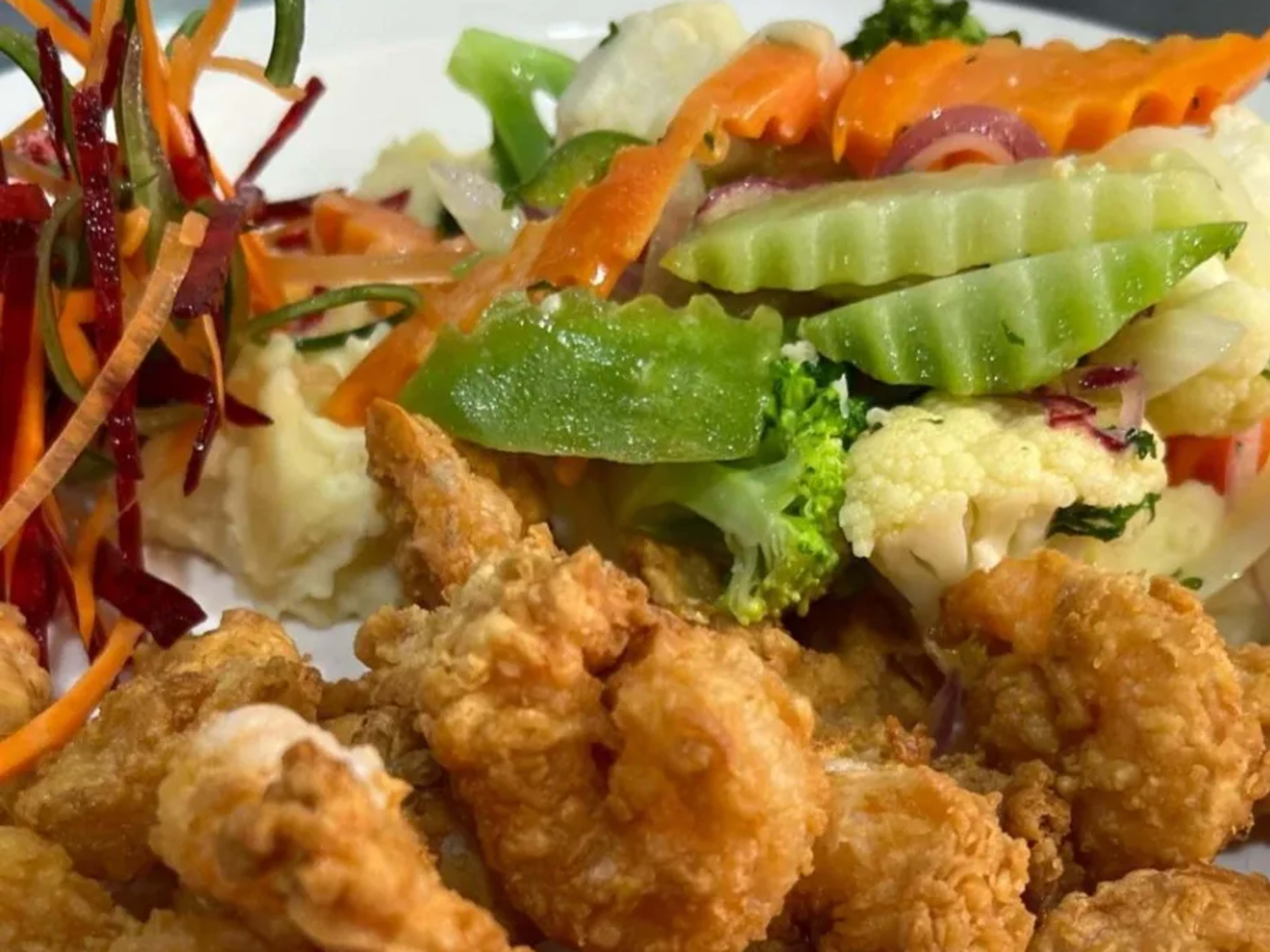 Camarones empanizados