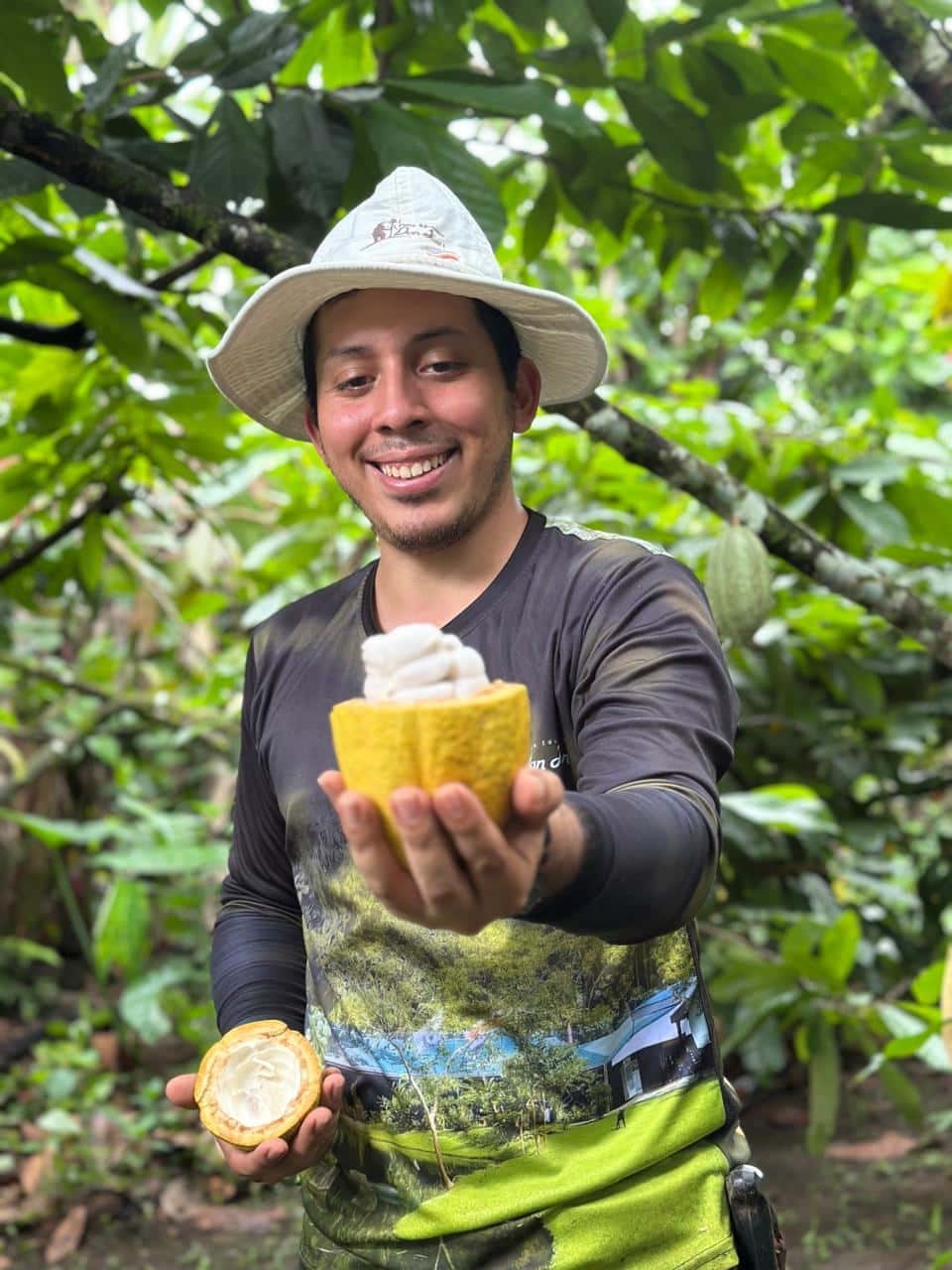 Guide with cacao