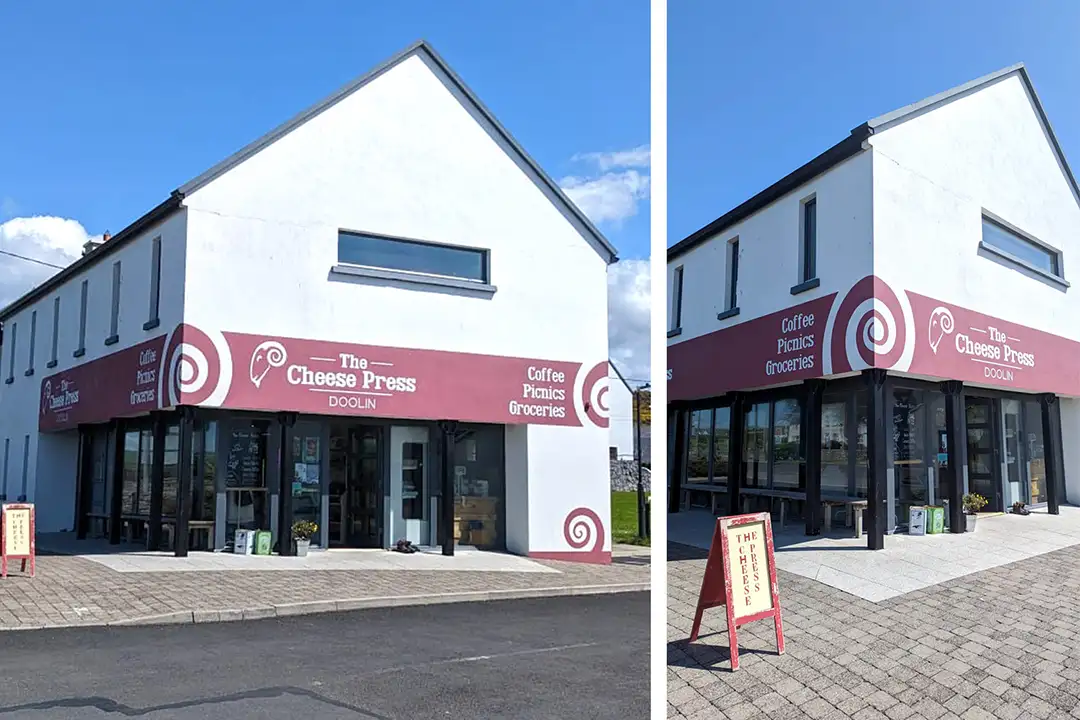The Cheese Press shop in Doolin, County Clare