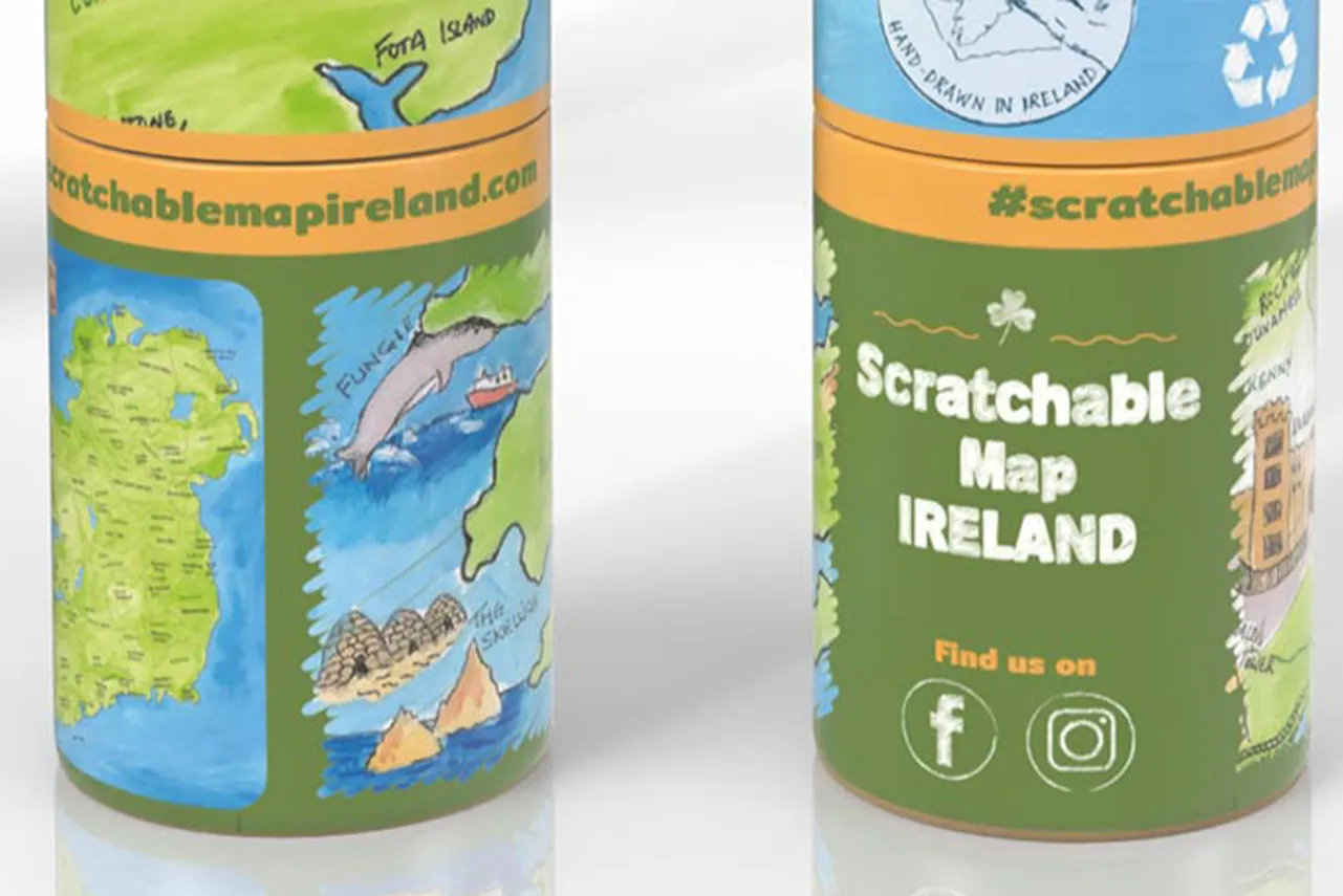 Detail of the bottom part of the packaging