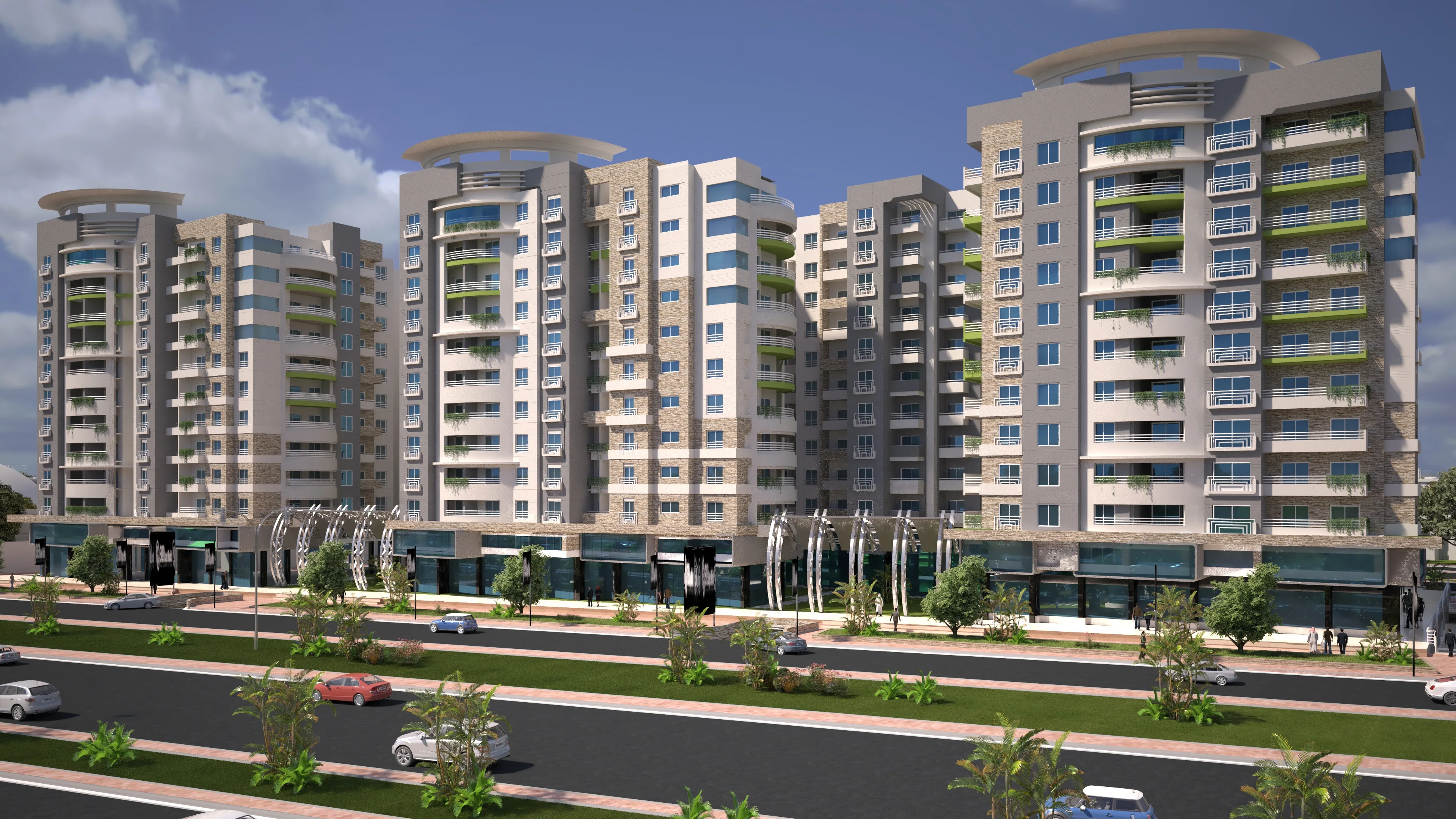 مجمع عمارات سكني