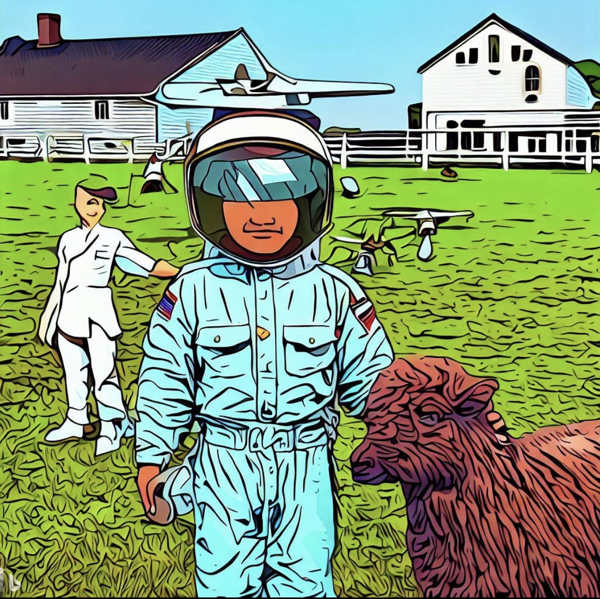 The Heir's Gaze Under the Visor