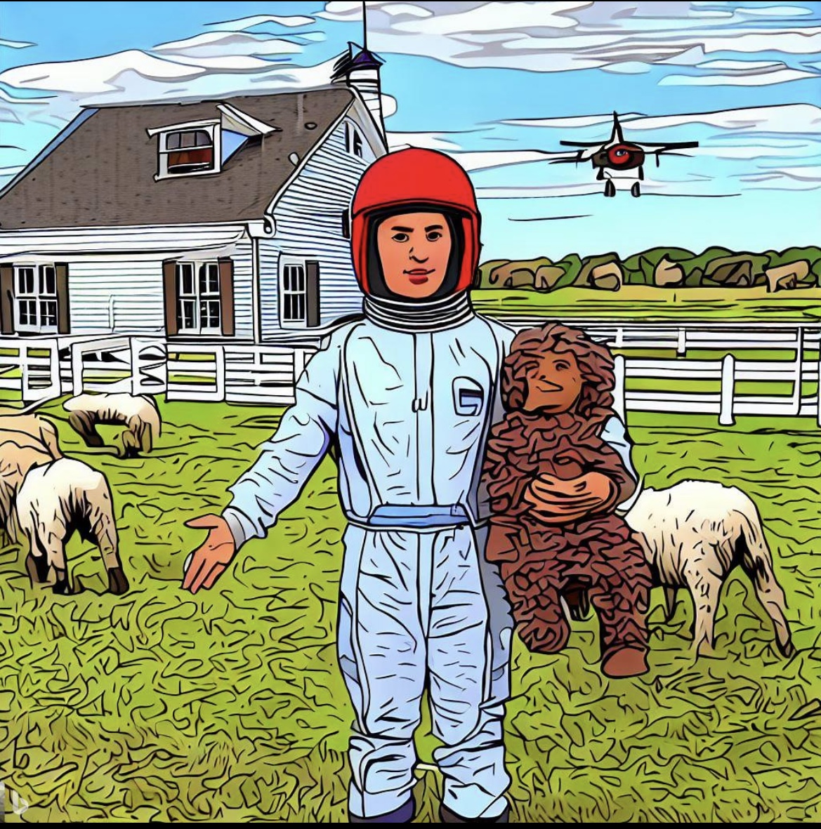 The Children and the Geometric Arch of the Arrival