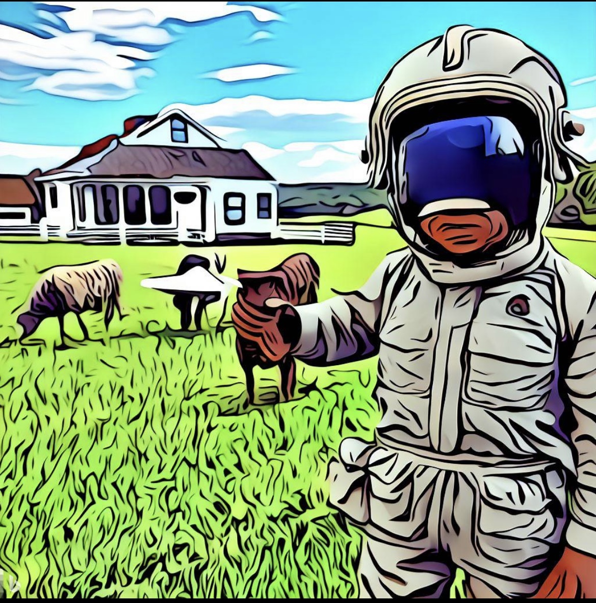 The Young Shepherd of the Container Colony