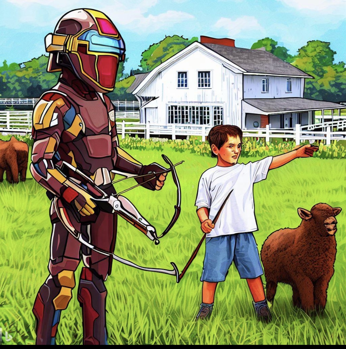 Golden and Reflective