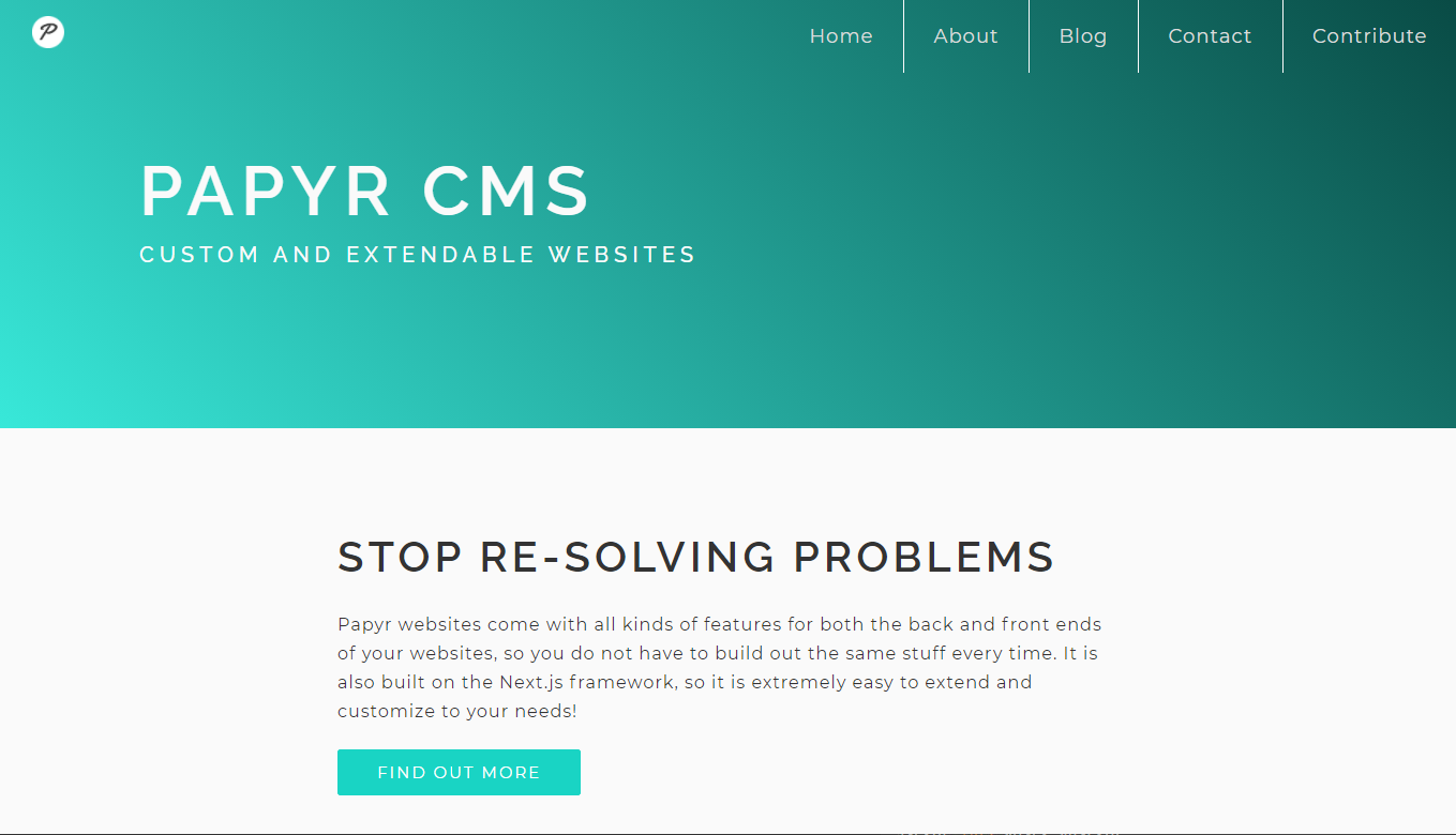 Papyr CMS