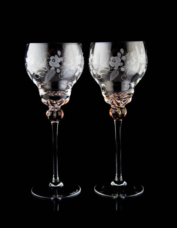 Crystal Wine Glass Set (Set of 2)