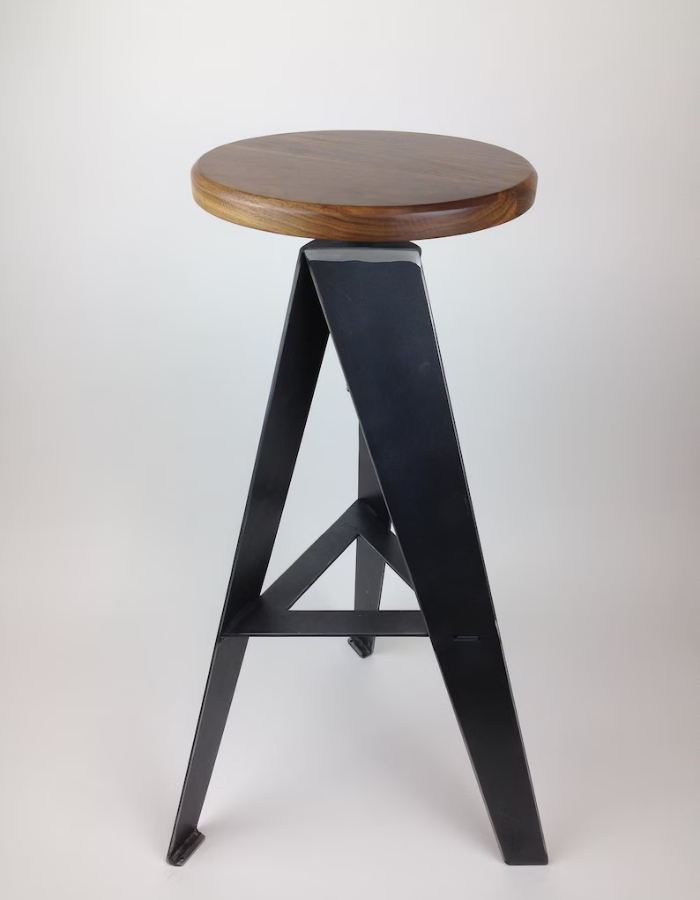 Contemporary Metal Bar Stool