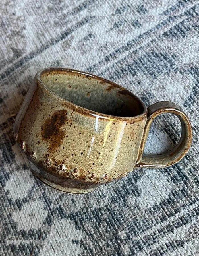 Textured Stoneware Mug