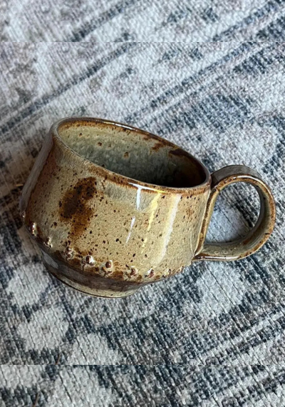 Textured Stoneware Mug