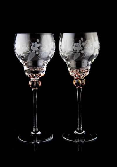 Crystal Wine Glass Set (Set of 2)
