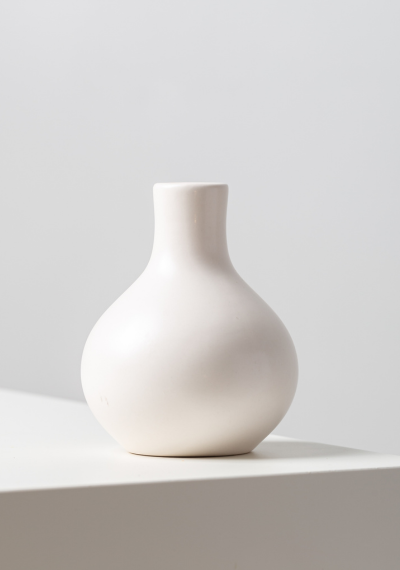Minimalist White Ceramic Planter