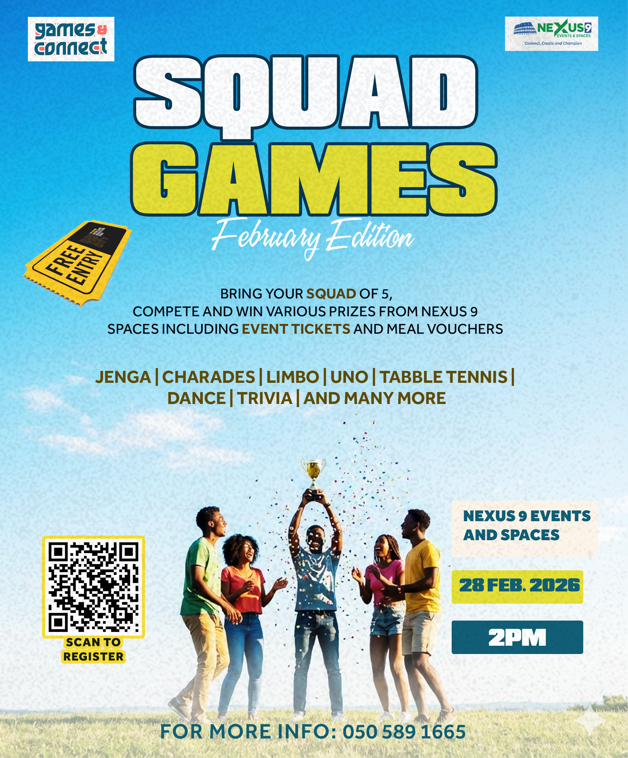 Squad Games – February Edition