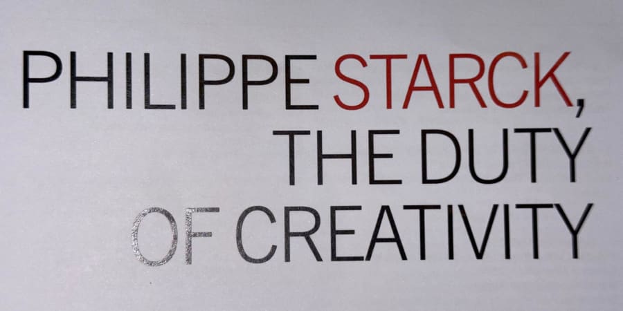 Exposição "Philippe Starck, The Duty of Creativity" - 2ª visita banner