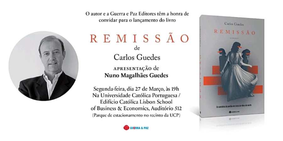 Apresentação do livro “Remissão” banner